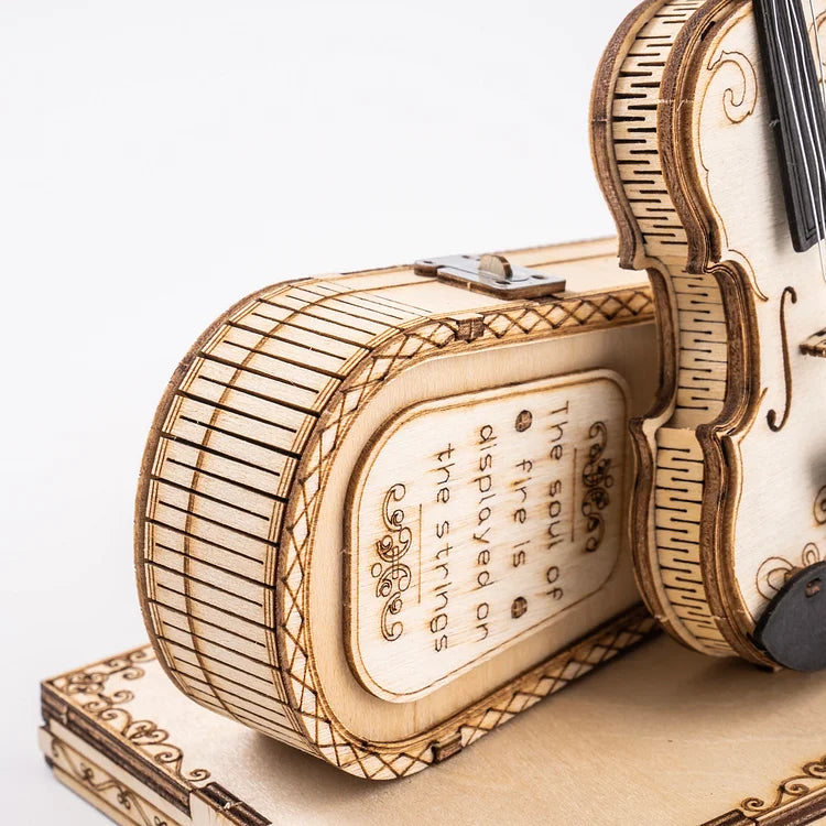 Artfutale Magic Violin Model 3D Wooden Puzzle