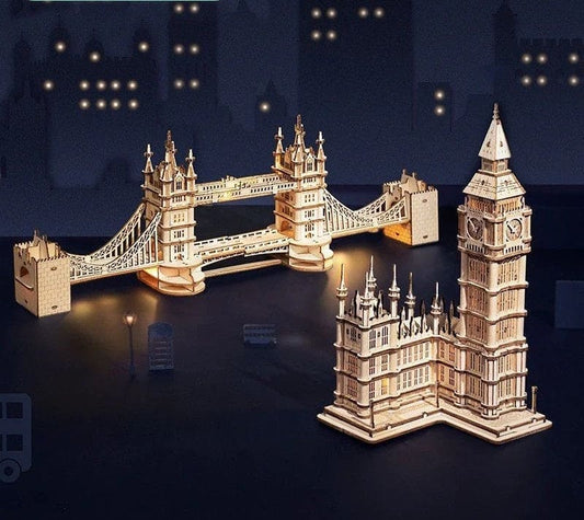 Big Ben London - Tower Bridge London Miniature Wooden Puzzles