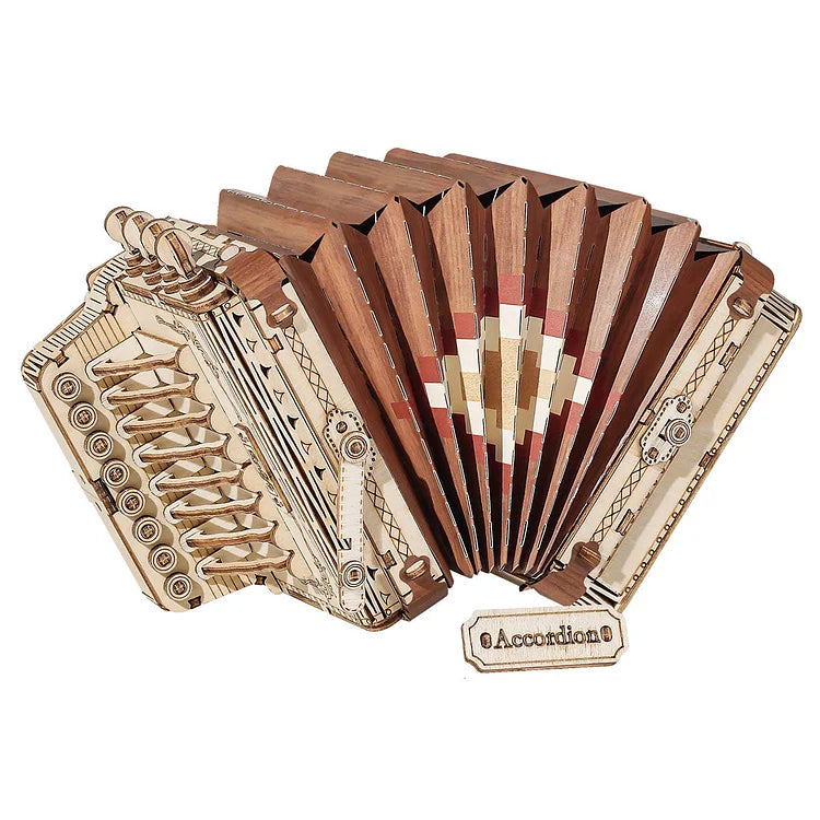 Artfutale Magic Accordion Model 3D Wooden Puzzle