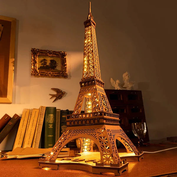 Artfutale Starry Eiffel Tower 3D Wooden Puzzle