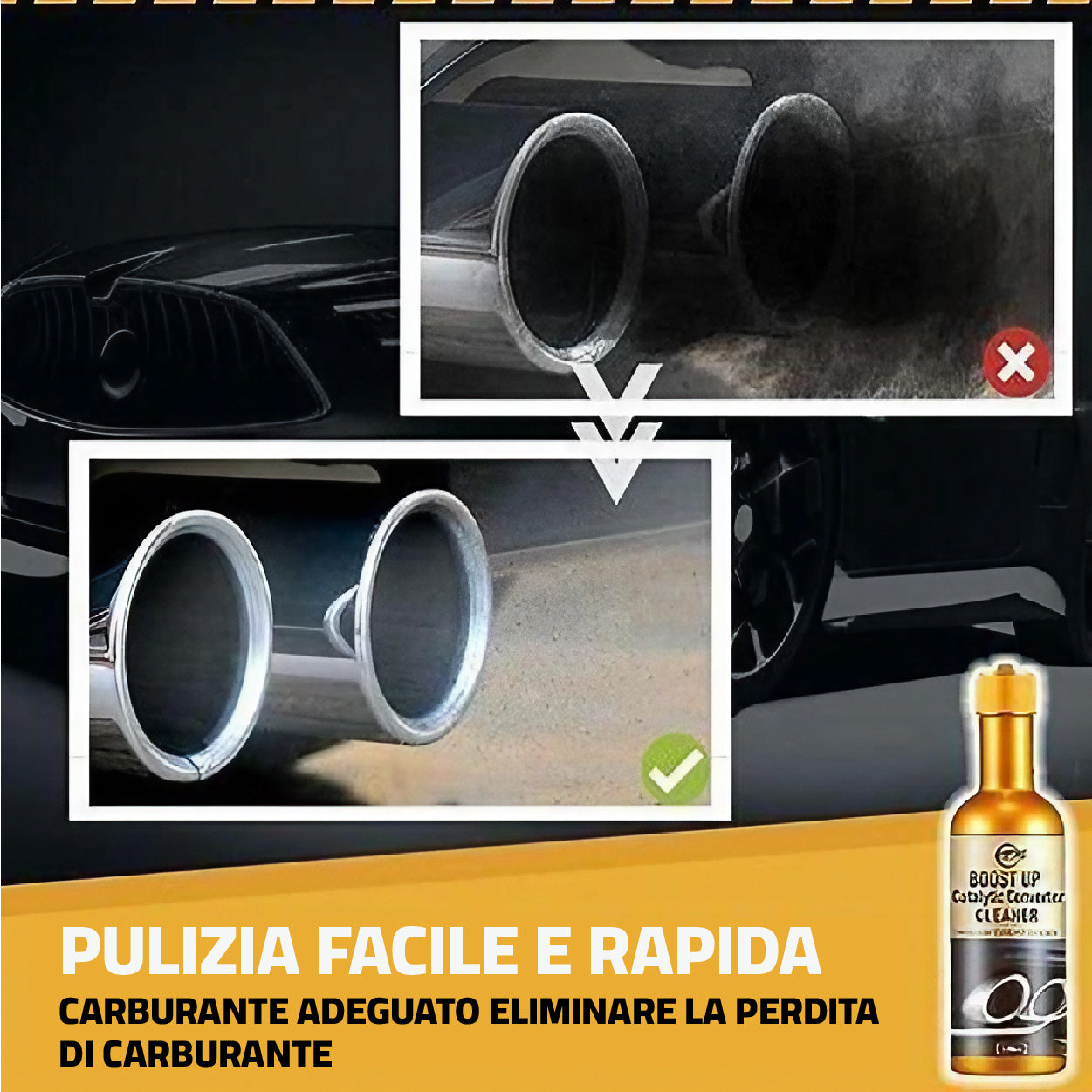 BOOST UP PULITORE CONVERTITORE CATALITICO