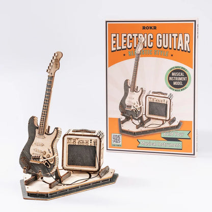 Artfutale Magic Electric Guitar Model 3D Wooden Puzzle