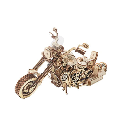 Artfutale Cruiser Motorcycle Mechanical Gear 3D Wooden Puzzle