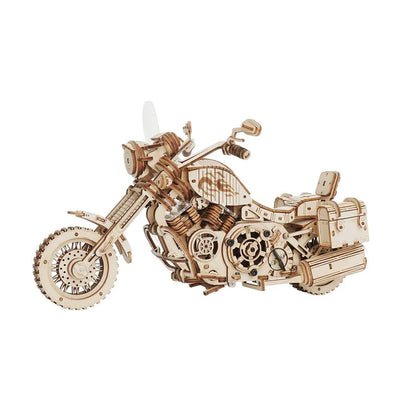 Artfutale Cruiser Motorcycle Mechanical Gear 3D Wooden Puzzle