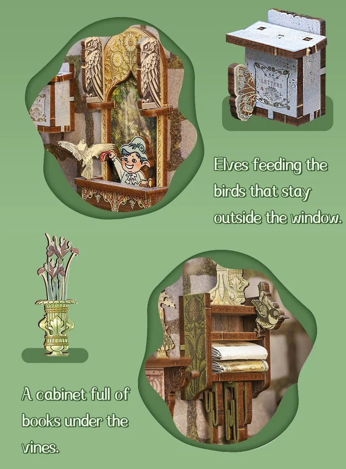 Artfultale Elven Paradise DIY Book Nook Kit