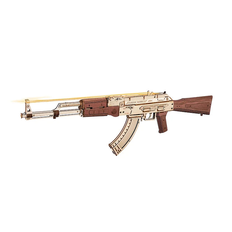 AK-47 Assault Rifle Gun Toy 3D Wooden Puzzle