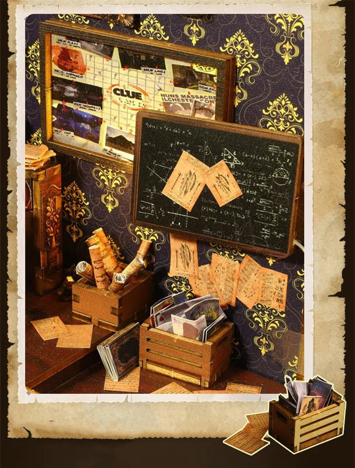 Artfultale Famous Detective Agency Book Nook Kit