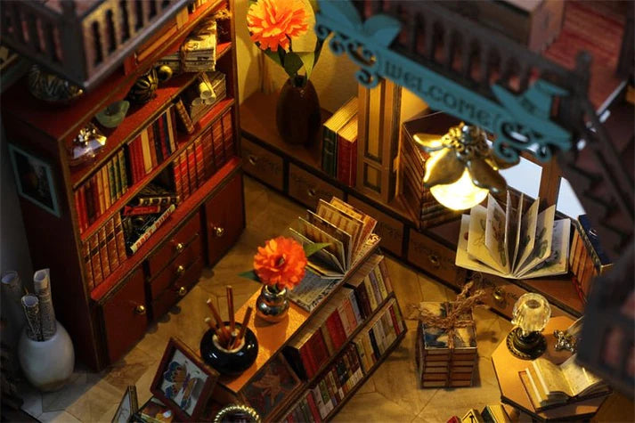 Artfultale Grand Casa Magic Bookstore Book Nook