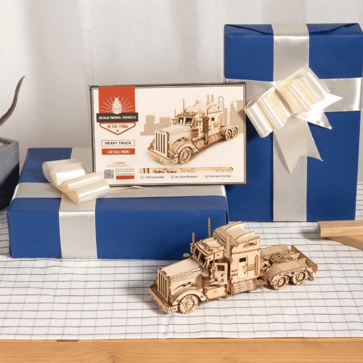 Artfutale Heavy Truck Scale Model 3D Wooden Puzzle