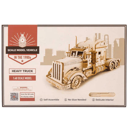 Artfutale Heavy Truck Scale Model 3D Wooden Puzzle