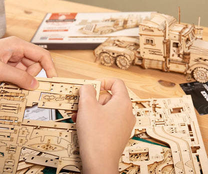 Artfutale Heavy Truck Scale Model 3D Wooden Puzzle