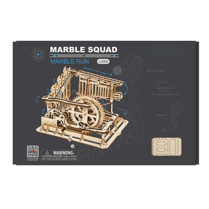 Artfutale Marble Squad Trapdoors Marble Run MR-4 3D Wooden Puzzle