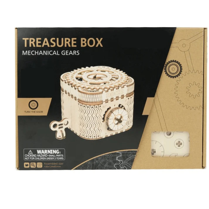 Artfutale Mechanical Treasure Box 3D Wooden Puzzle