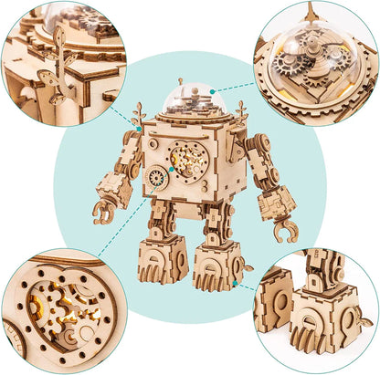 Artfutale Orpheus Steampunk DIY Music Box 3D Puzzle