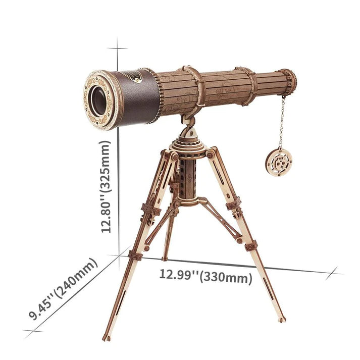 Artfutale Pirate Monocular Telescope 3D Wooden Puzzle