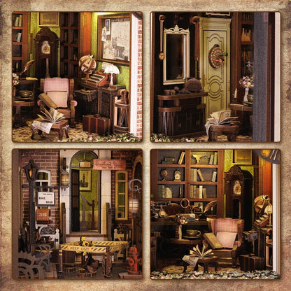 Artfultale Rose Detective Agency Book Nook Kit (Sherlock Holmes Inspired)