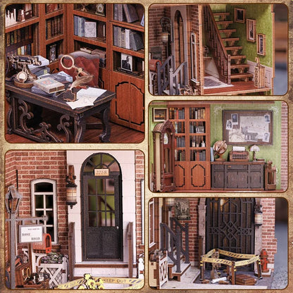 Artfultale Rose Detective Agency Book Nook Kit (Sherlock Holmes Inspired)