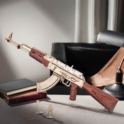 AK-47 Assault Rifle Gun Toy 3D Wooden Puzzle