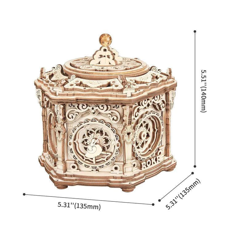 Artfutale Secret Garden DIY Mechanical Music Box 3D Wooden Puzzle