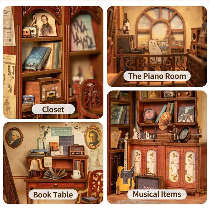 Artfultale The Secret Rhythm Music Space DIY Book Nook