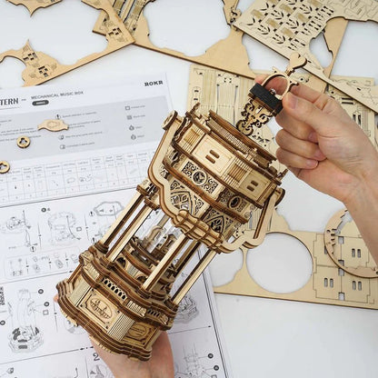 Artfutale Starry Night Orrery Mechanical Music Box