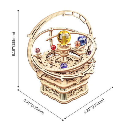 Artfutale Starry Night Orrery Mechanical Music Box