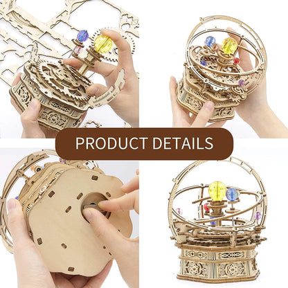 Artfutale Starry Night Orrery Mechanical Music Box