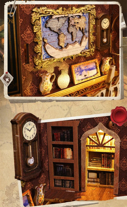 Artfultale Vintage Eternal Library DIY Book Nook Kit