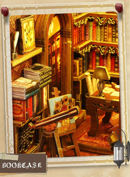 Artfultale Vintage Eternal Library DIY Book Nook Kit