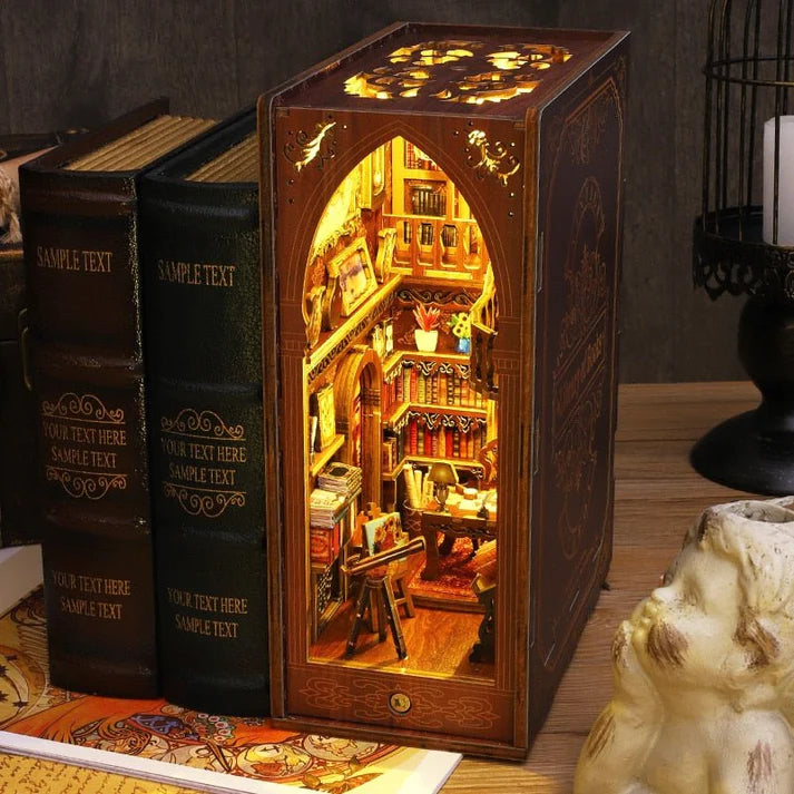 Artfultale Vintage Eternal Library DIY Book Nook Kit